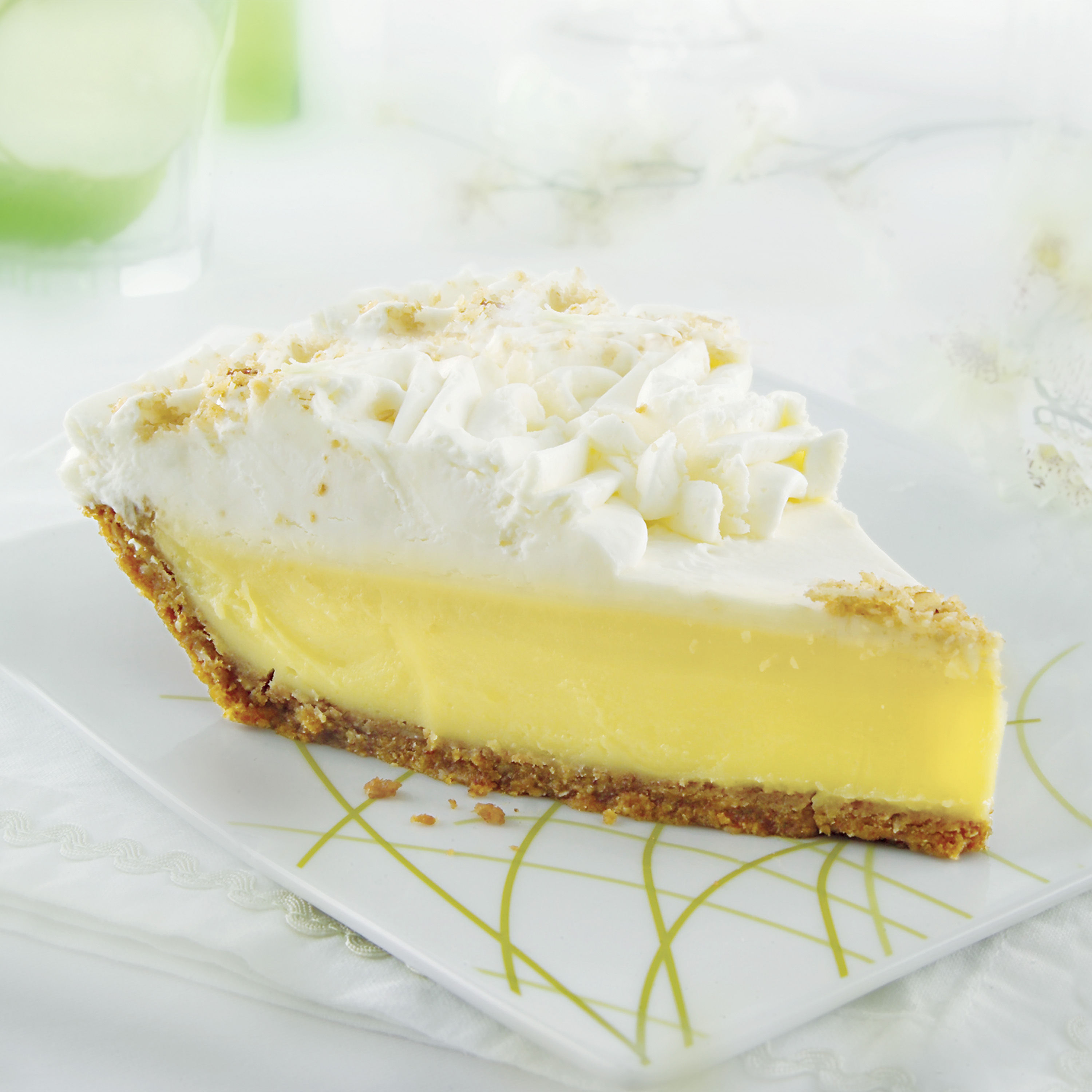 Sliced Key Lime Pie