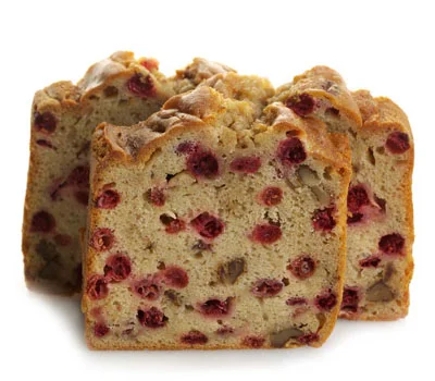 Individually Wrapped Cranberry Walnut Pound Cake