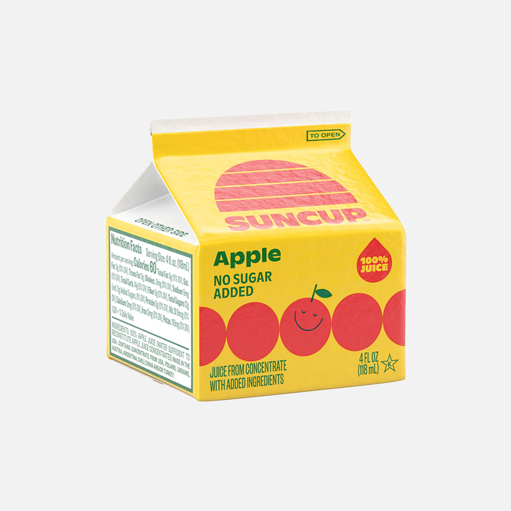 Gable Top Apple Juice