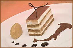 Tiramisu Strip Cake