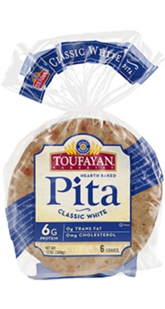 Plain White 6" Pita Bread