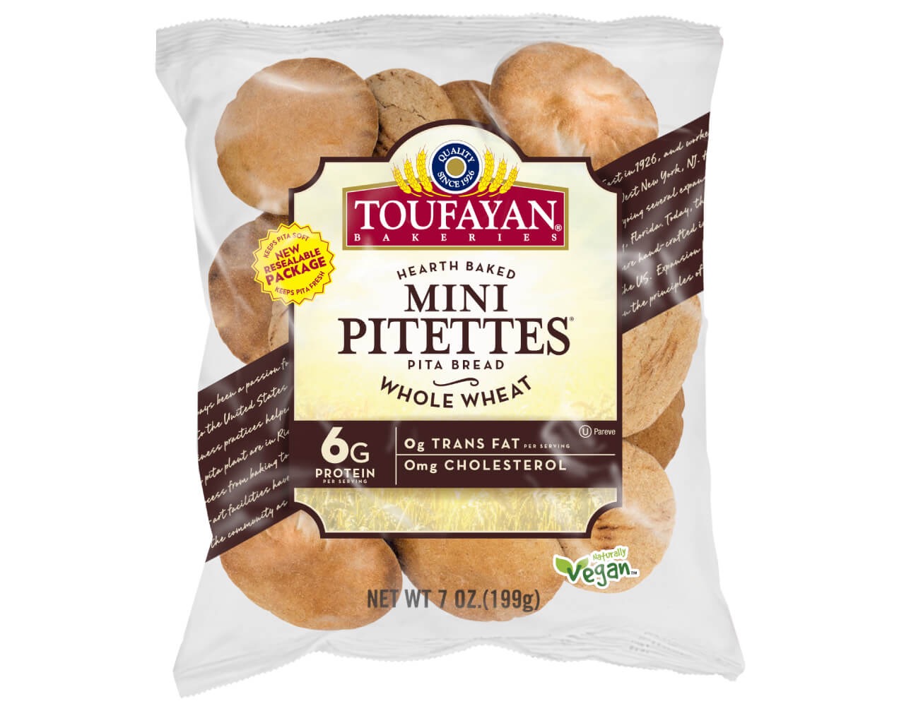 Mini Pitettes Pita Bread