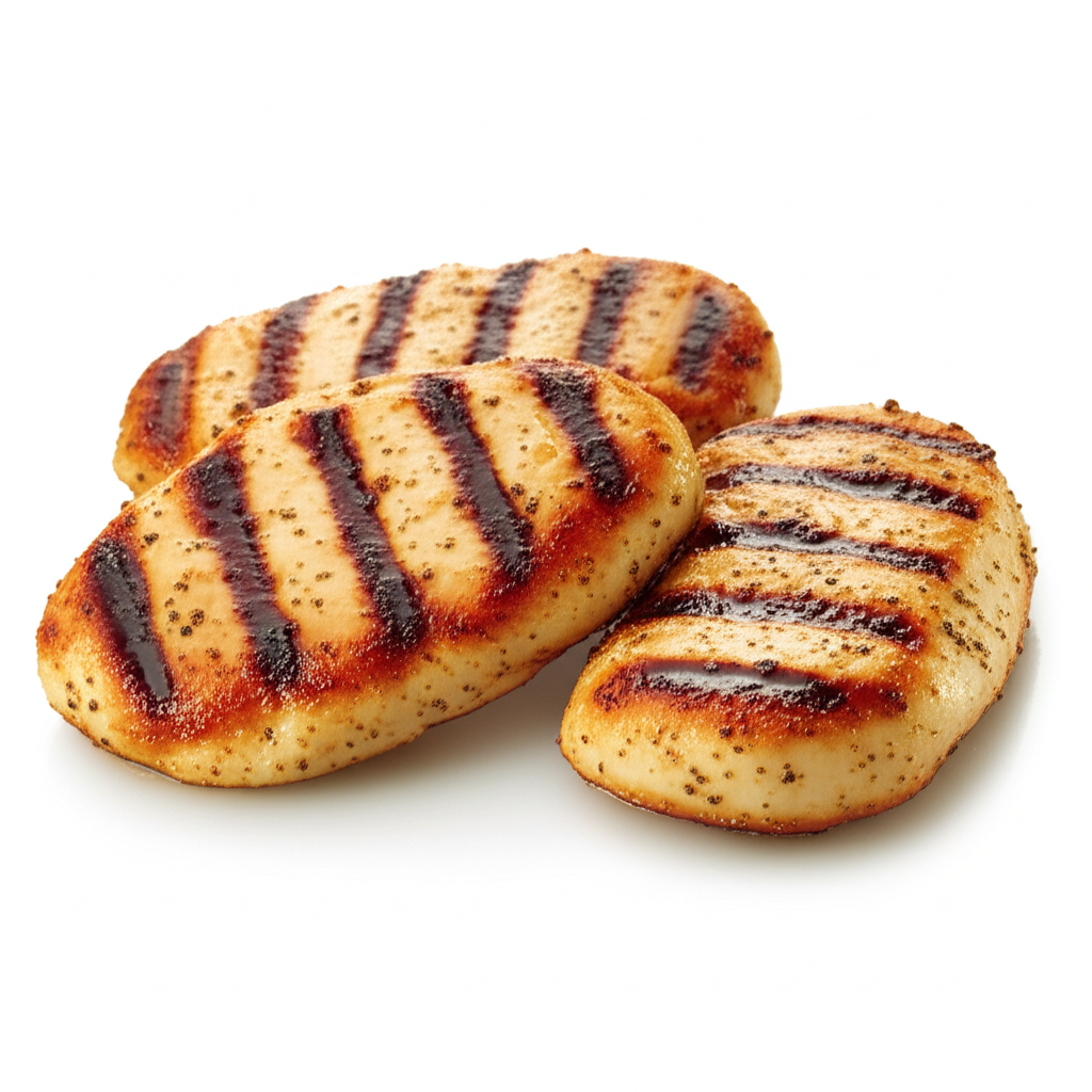 Fully Cooked Grilled Chicken Filet Patties