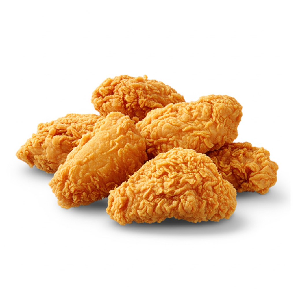 Raw Breaded 8pc Fried Chicken