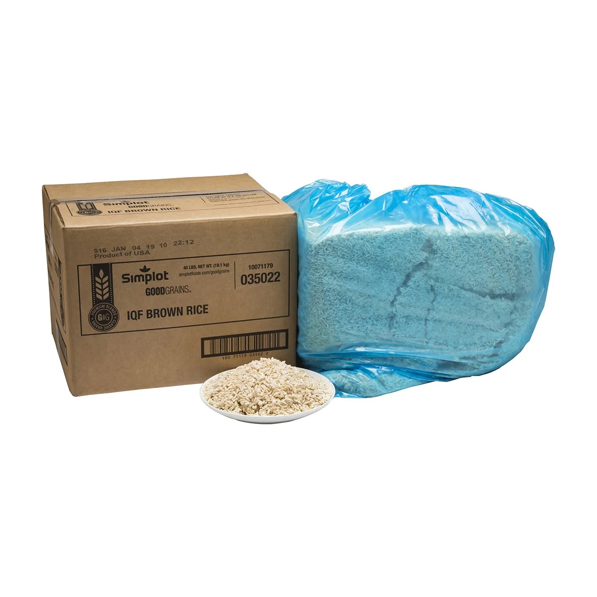 Iqf Cooked Brown Rice