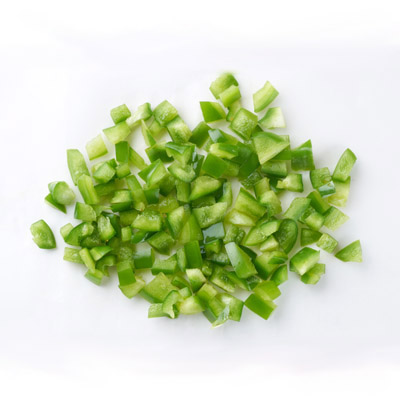 Diced Green Peppers