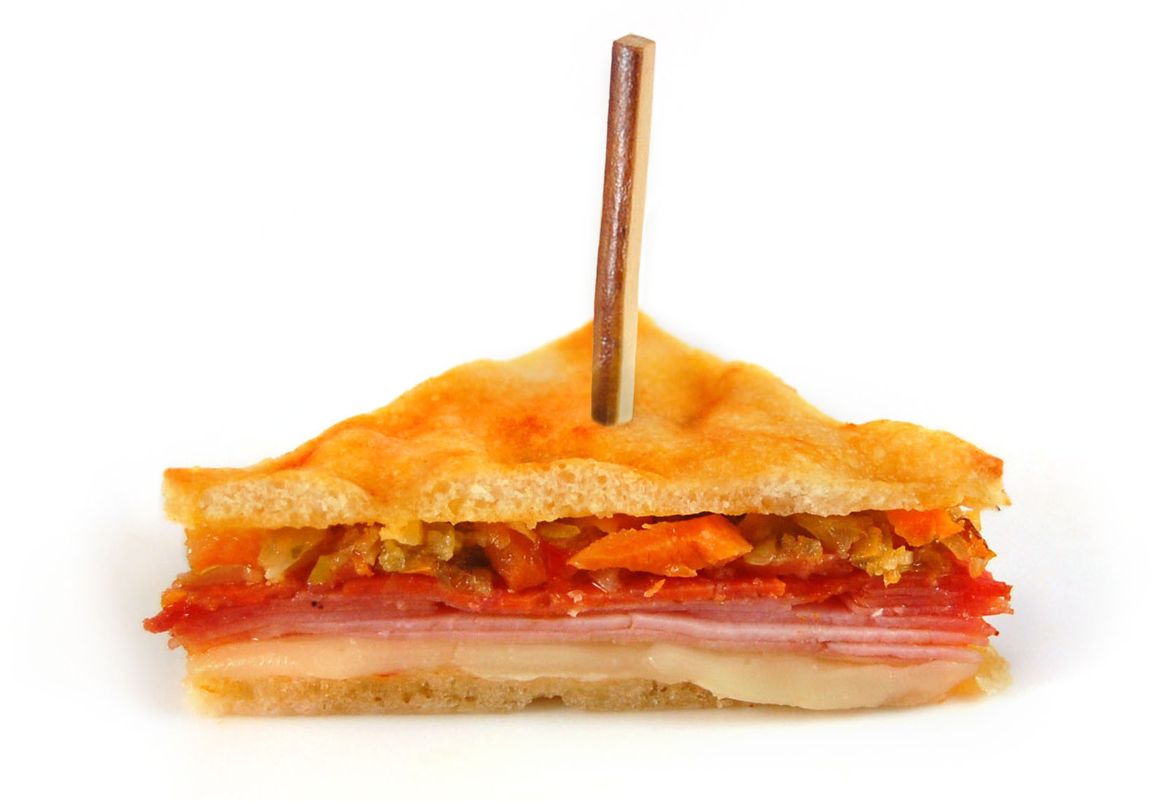Spicy Italian Flatbread Sandwich
