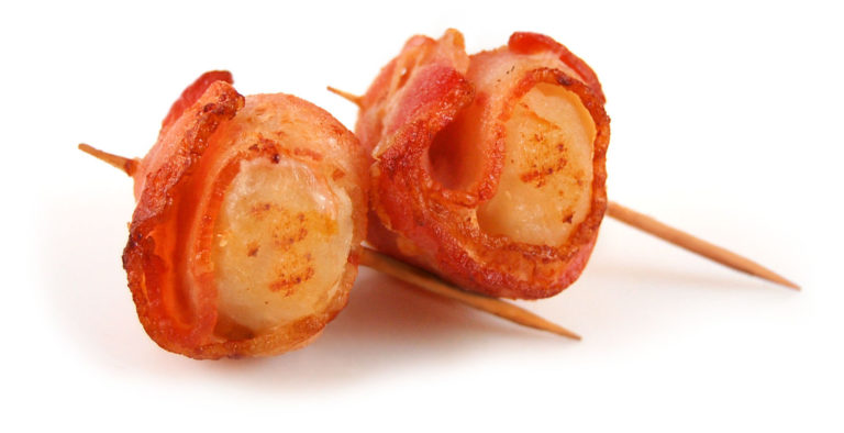 Scallop Wrapped In Bacon