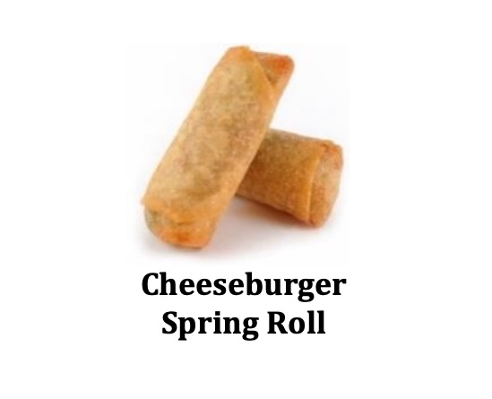 Cheeseburger Springrolls